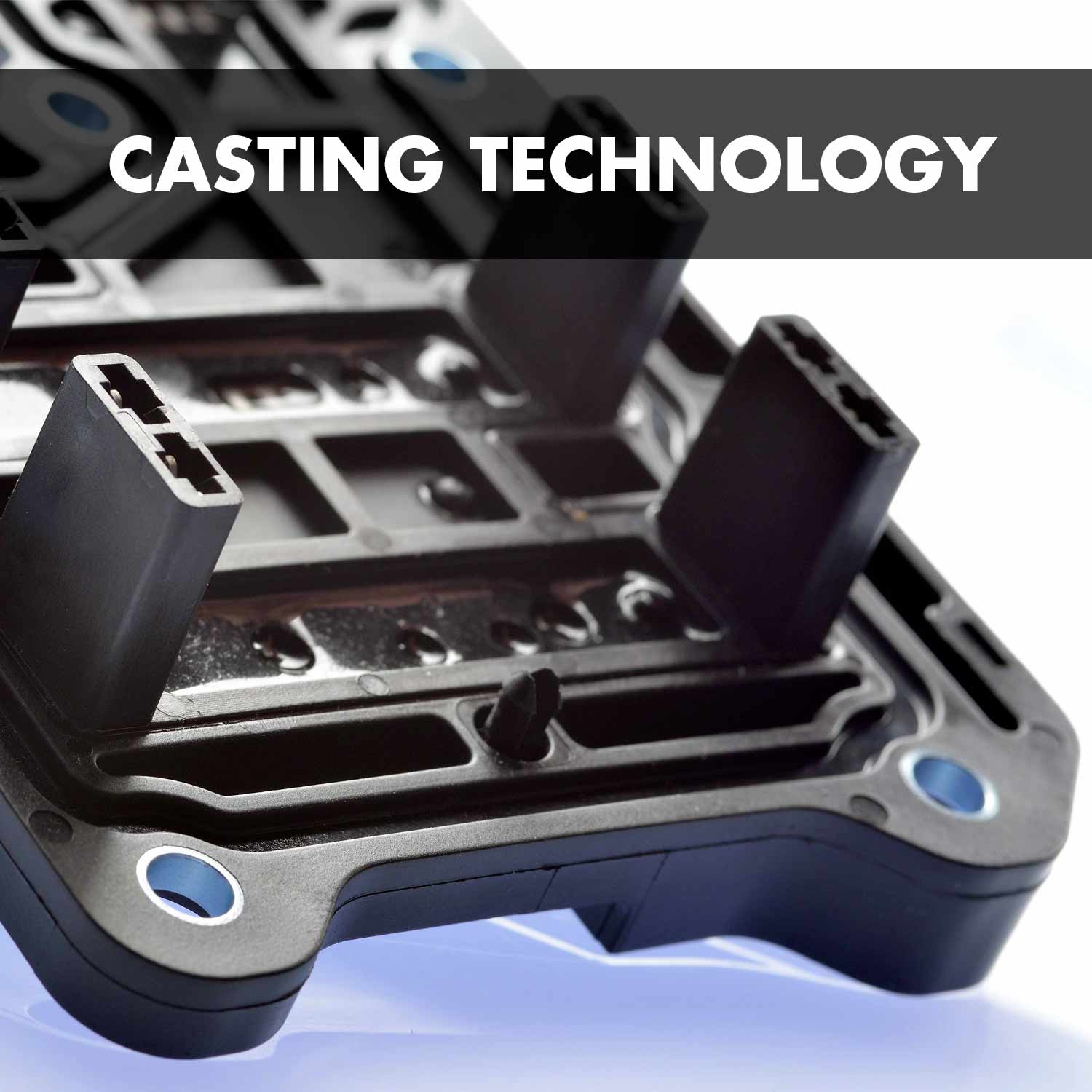 Casting technology: Precisely targeted dosing of high-quality branded casting compounds directly onto the component.